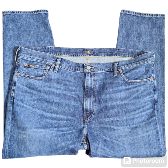 Polo Ralph Lauren Parkside Active Taper Stretch Jeans size 44/32 zip fly - Picture 2 of 14